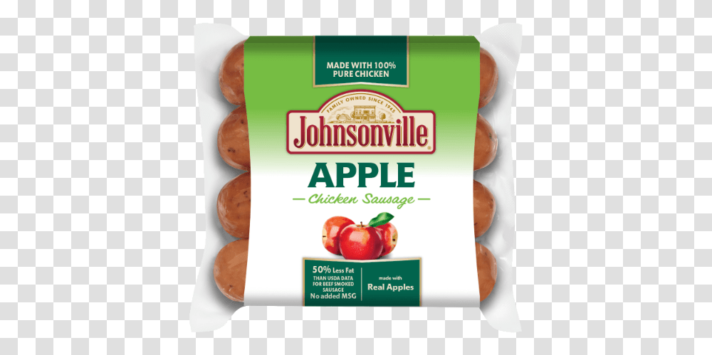 Apple Chicken Sausage Links Johnsonville Chicken Sausage, Plant, Food, Vegetable, Lunch Transparent Png