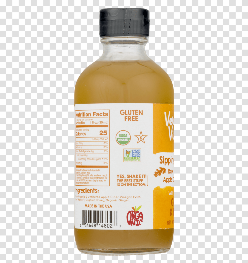 Apple Cider Organic Certification, Bottle, Food, Beverage, Plant Transparent Png