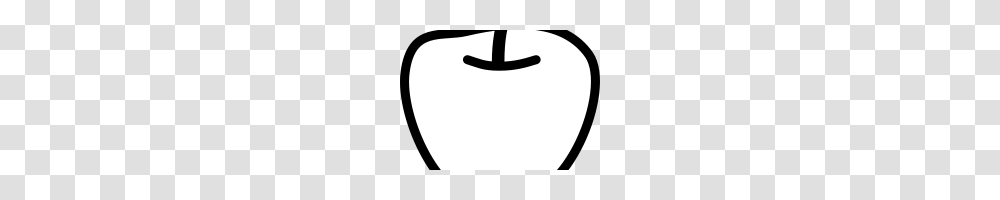 Apple Clip Art Black And White Apple Clip Art Black And White Best, Outdoors, Plant, Stencil Transparent Png