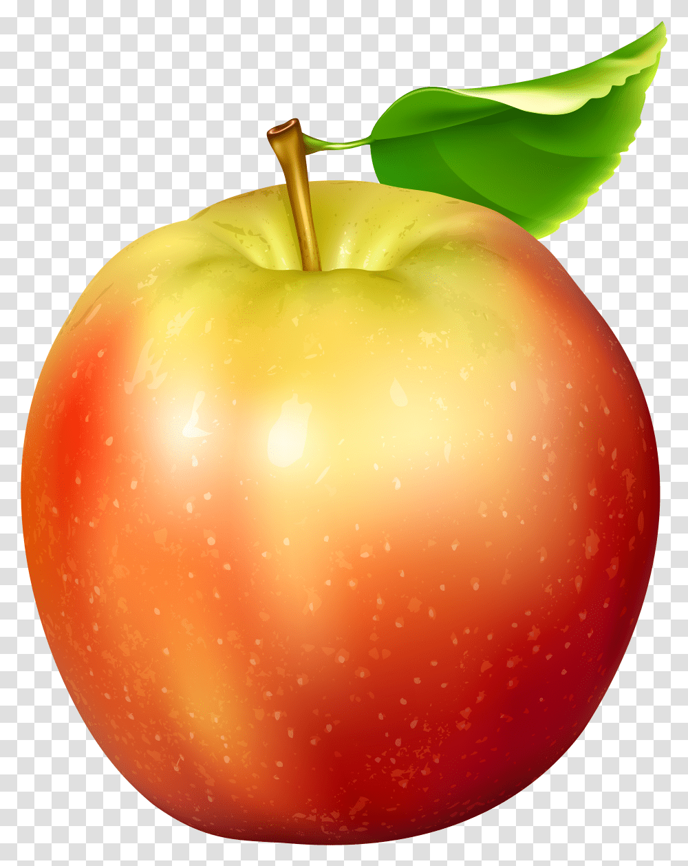 Apple Clip Art Orange Yellow And Red Apple Transparent Png