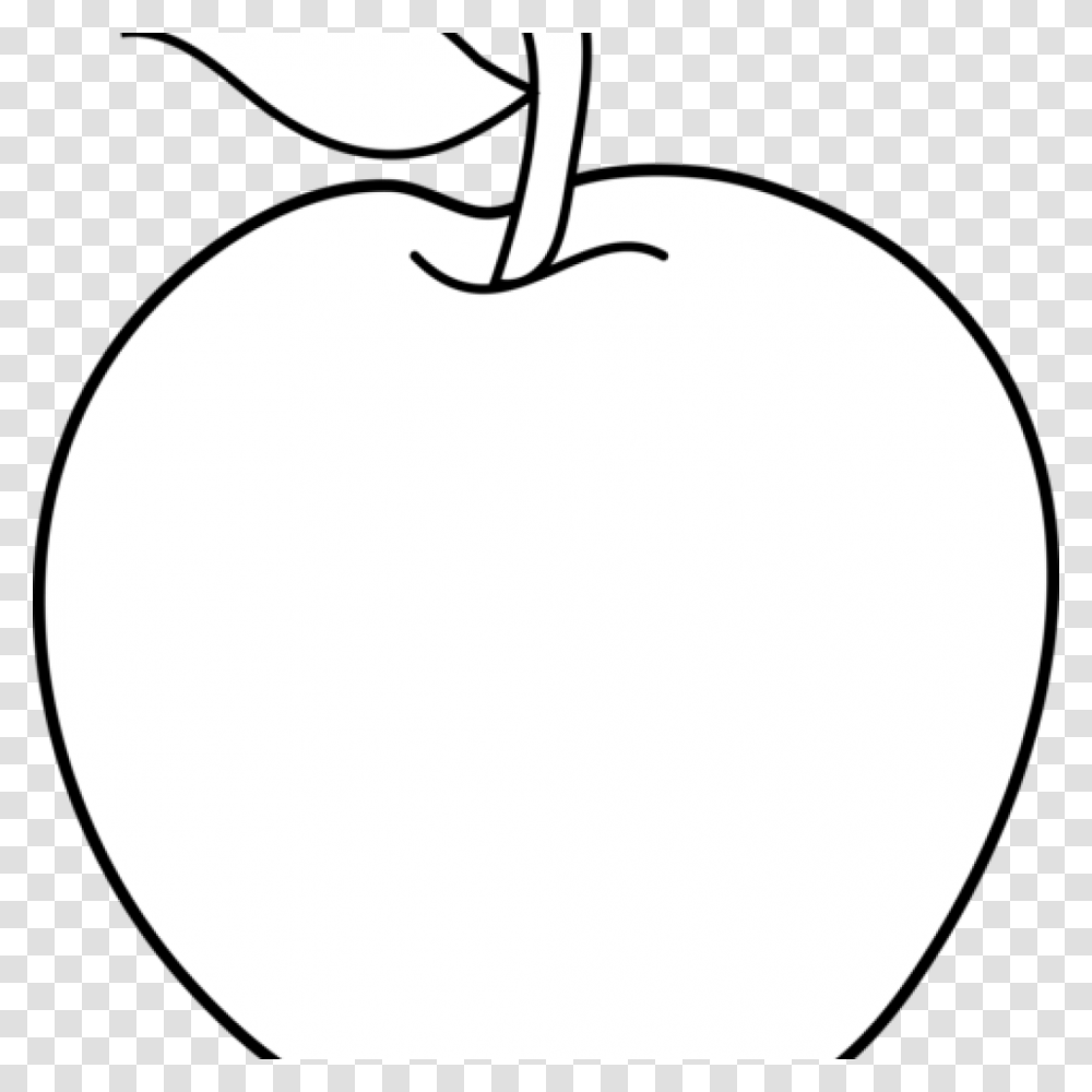 Apple Clipart Black And White Volleyball Clipart House Clipart, Plant, Fruit, Food, Balloon Transparent Png