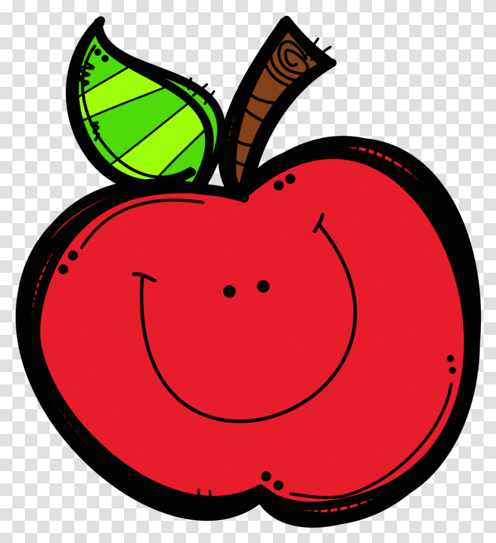 Apple Clipart Cute, Plant, Food, Fruit, Label Transparent Png