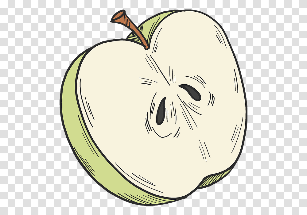 Apple Clipart Free Download Creazilla Granny Smith, Plant, Fruit, Food, Produce Transparent Png