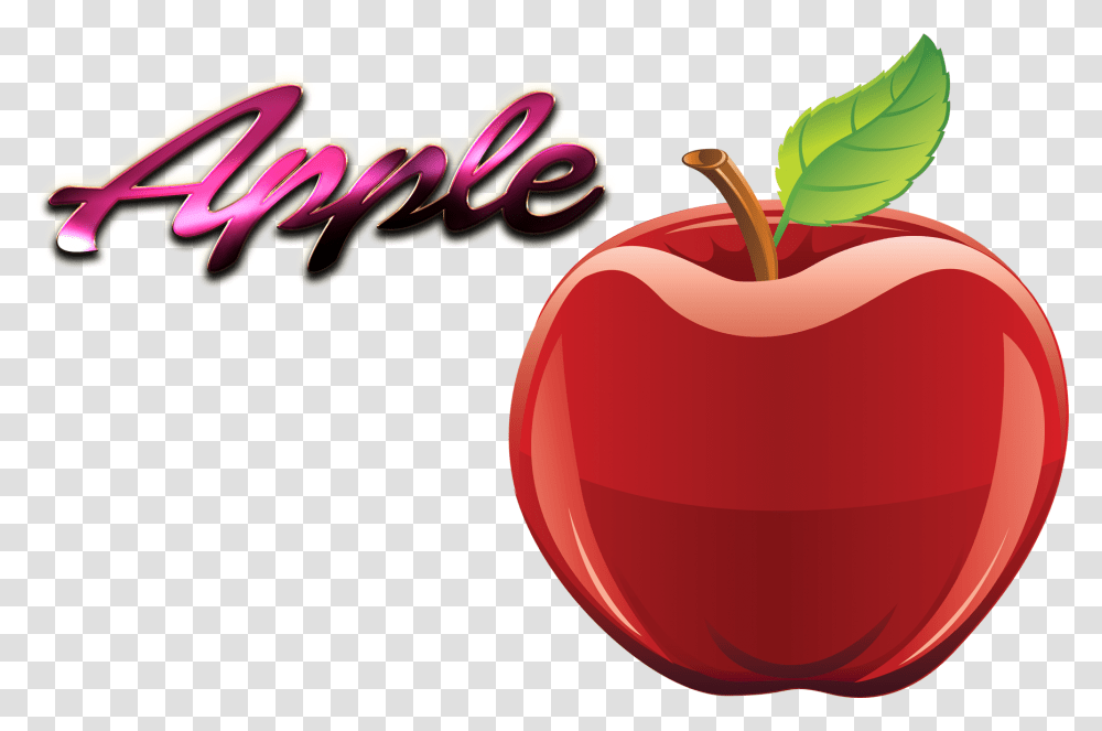 Apple Clipart Name Apple Name Image, Plant, Fruit, Food Transparent Png