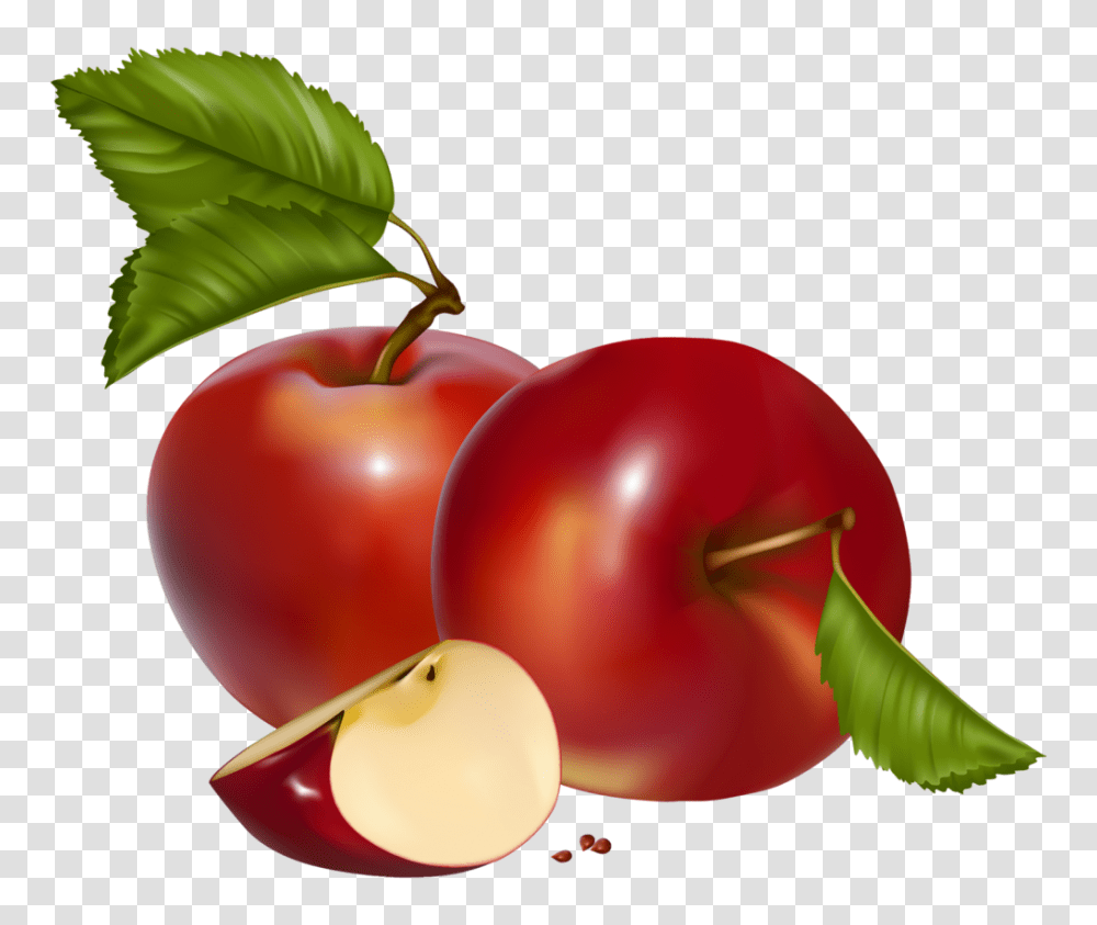 Apple Clipart, Plant, Fruit, Food, Cherry Transparent Png