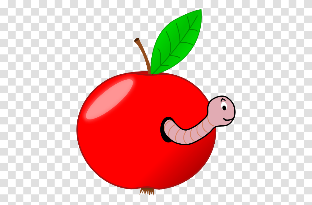 Apple Clipart Worm, Plant, Food, Fruit, Vegetable Transparent Png
