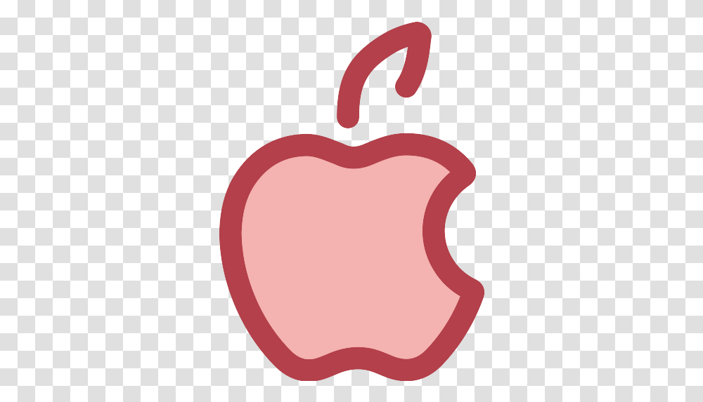 Apple Company Icon Heart, Plant, Mouth, Lip, Food Transparent Png