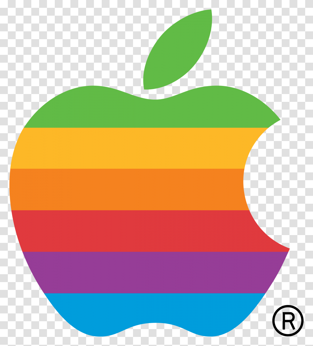 Apple Computer Rainbow Logo Vector, Trademark Transparent Png