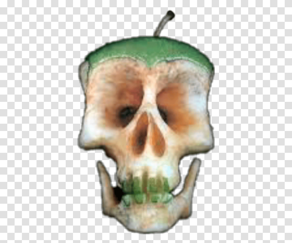 Apple Core Skull Dimitri Tsykalov, Alien, Head, Animal, Photography Transparent Png