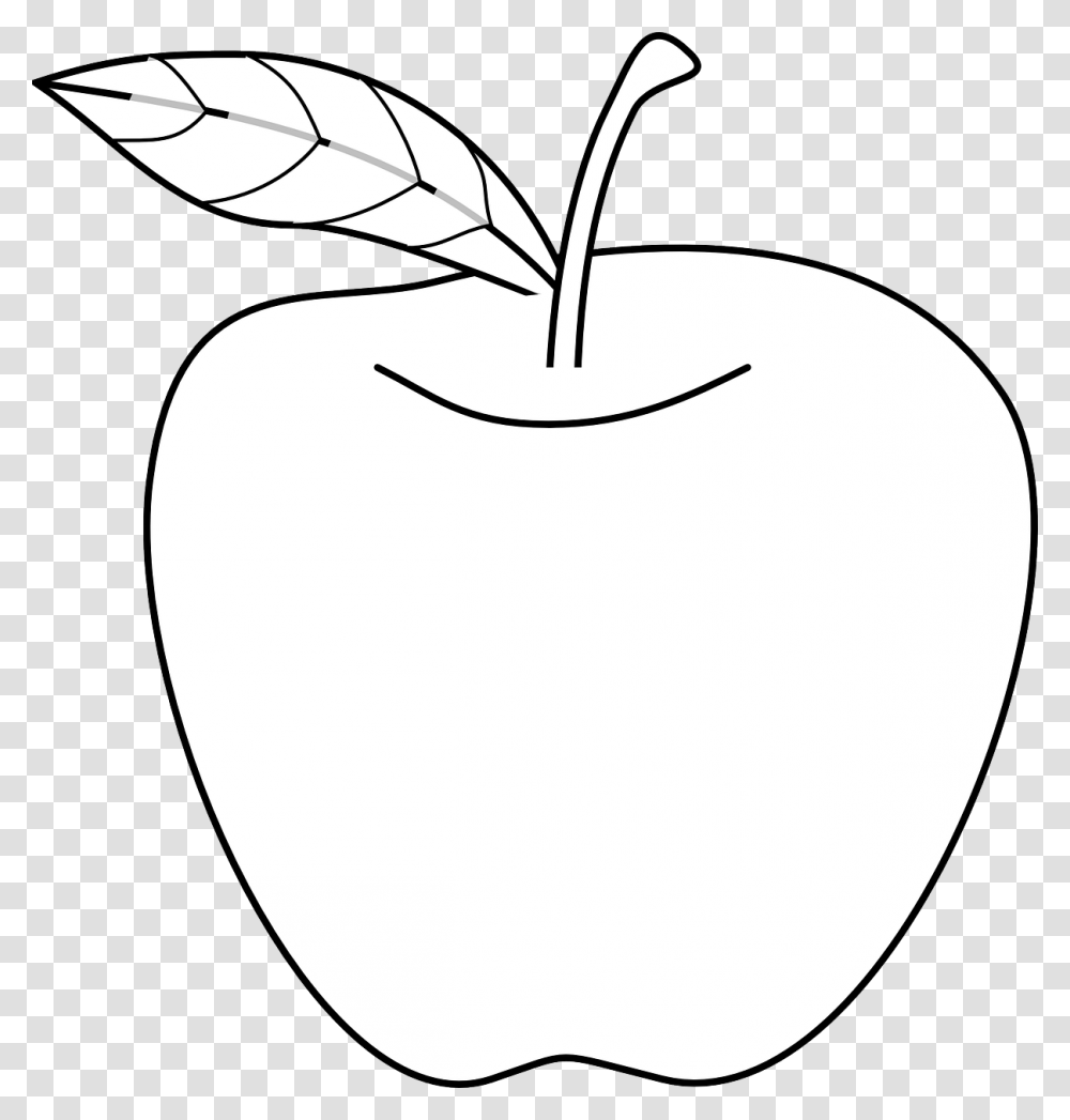 Apple Drawing Svg Clip Arts Apple Outline, Plant, Fruit, Food Transparent Png
