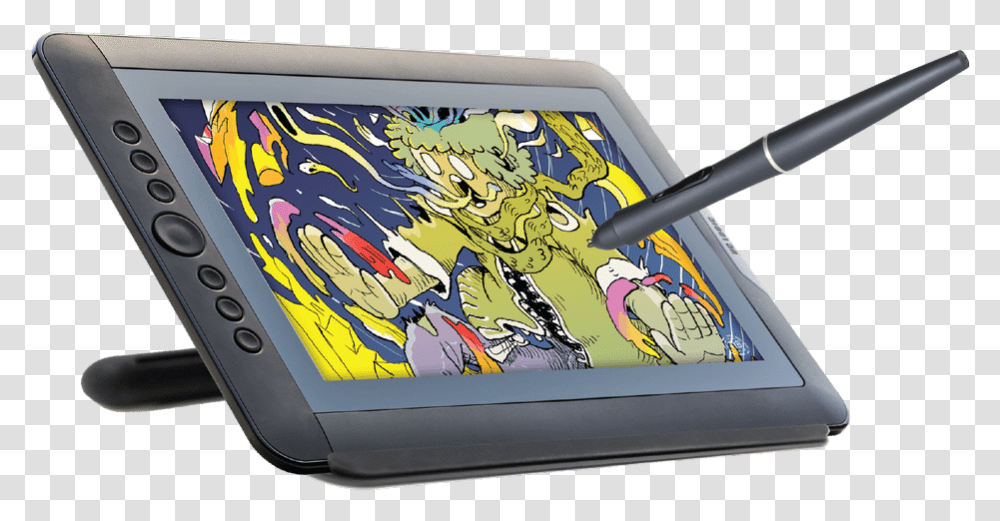 Apple Drawing Tablet Artisul, Electronics, Computer, Monitor, Screen Transparent Png