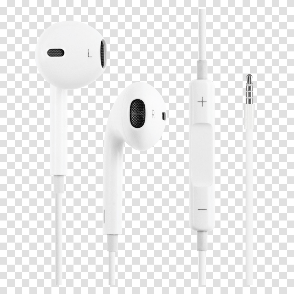 Apple Earpods With 3 Hands Free Iphone, Electronics, Headphones, Headset, Shower Faucet Transparent Png