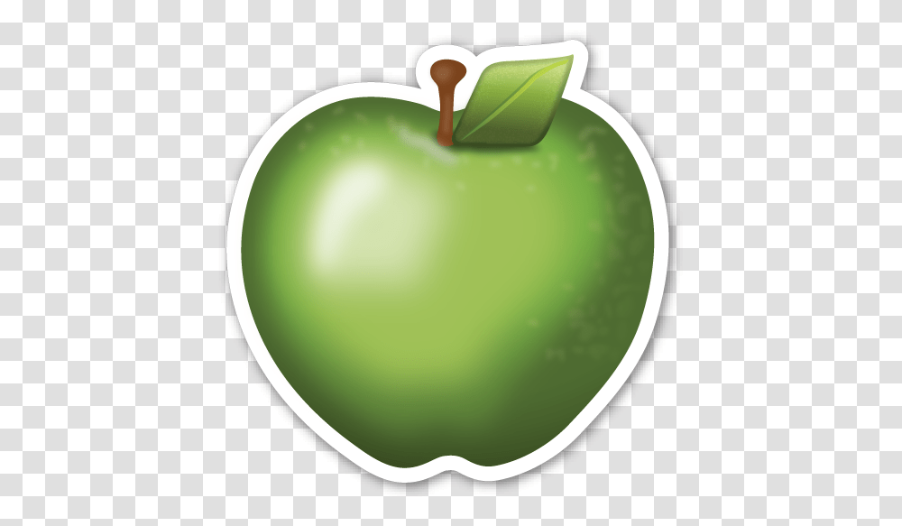 Apple Emoji 3 Image Heart Emoji White Border, Plant, Green, Fruit, Food Transparent Png