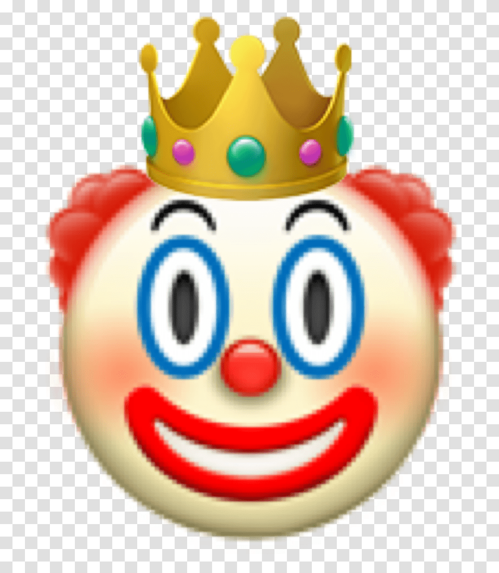 Apple Emoji Clown Sad Mad Ugly Sticker Background Apple Clown Emoji, Performer, Birthday Cake, Dessert, Food Transparent Png