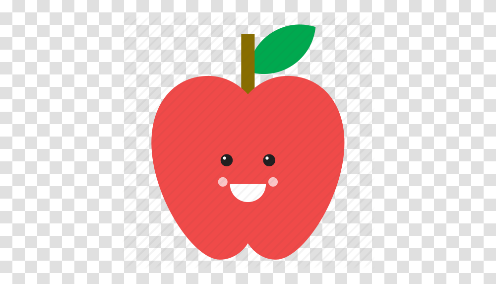 Apple Emoji Emoticon Face Food Fruit Red Icon, Plant, Heart, Balloon, Rose Transparent Png