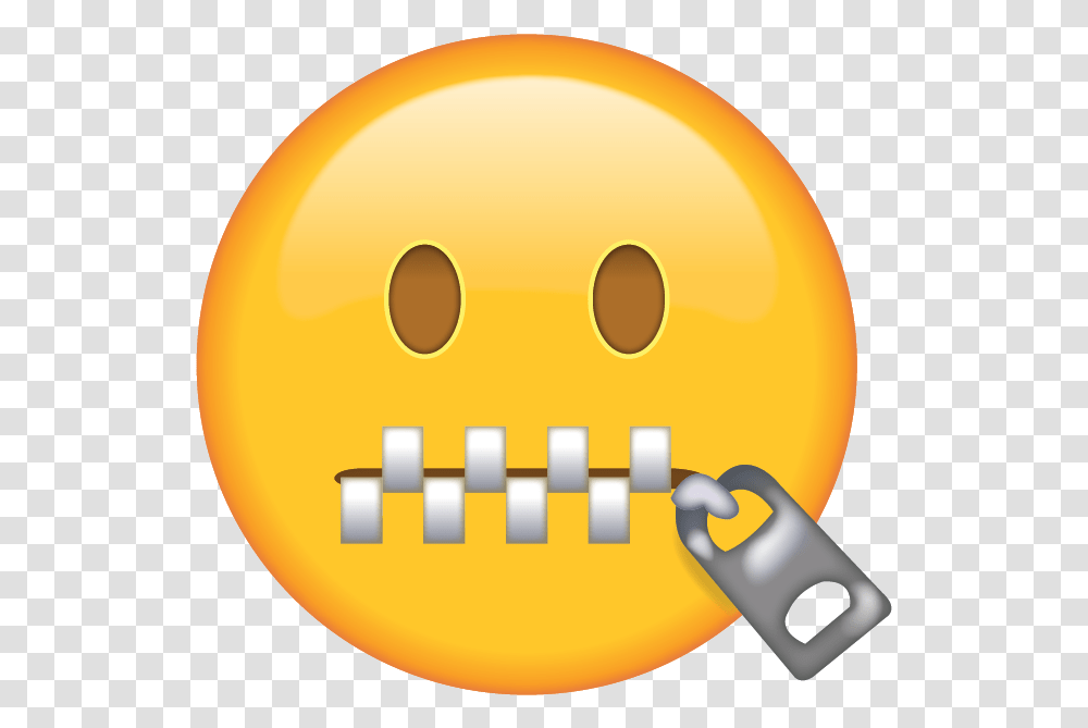 Apple Emoji Faces Pictures Download Island Zipper Mouth Emoji, Label, Text, Light Transparent Png