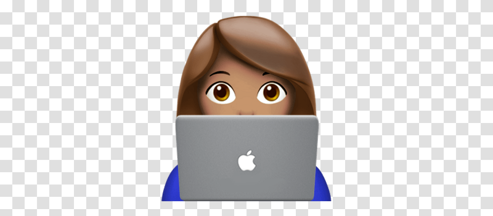 Apple Fan Emoji Woman Tipping Hand Emoji, Pc, Computer, Electronics, Laptop Transparent Png