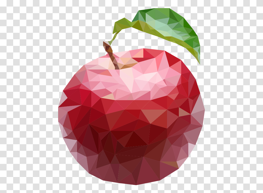 Apple Food Digital Art Low Poly Lowpoly Download 558 Apple Low Poly, Gemstone, Jewelry, Accessories, Accessory Transparent Png
