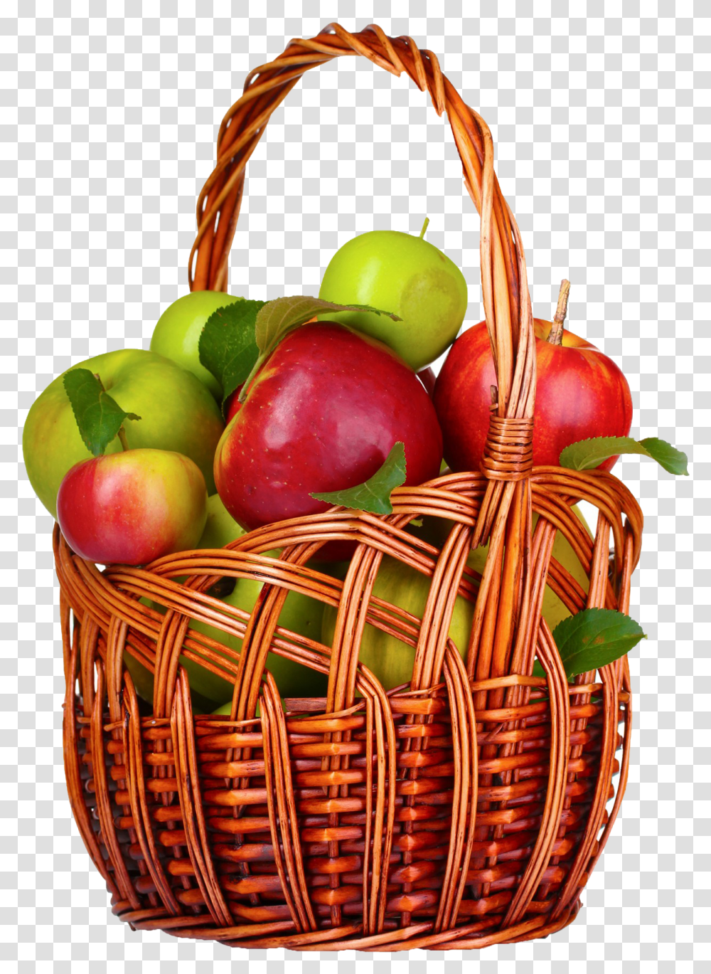 Apple Fruit Apple Basket, Plant, Food, Shopping Basket Transparent Png