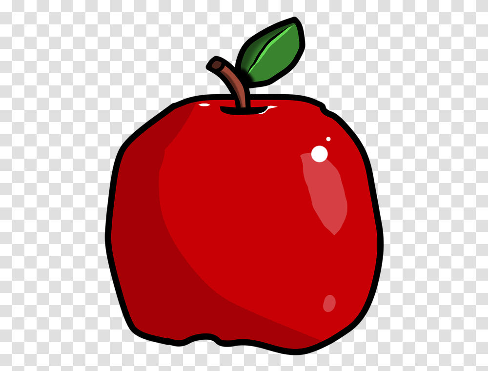 Apple Fruit Drawing Ripe Red Healthy Vitamins Mcintosh, Plant, Food, Vegetable Transparent Png