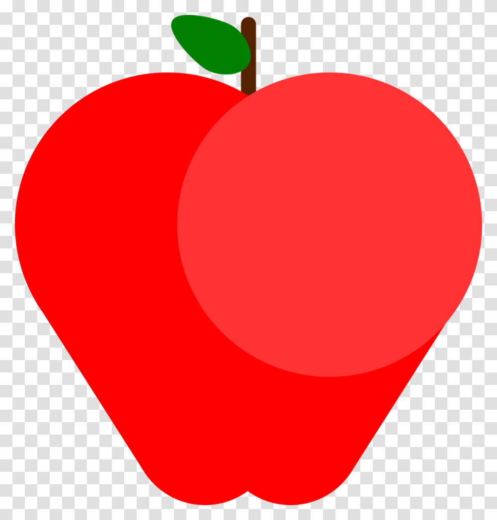 Apple Fruit Icon Free Vector Graphic On Pixabay Icon, Balloon, Plant, Food, Heart Transparent Png