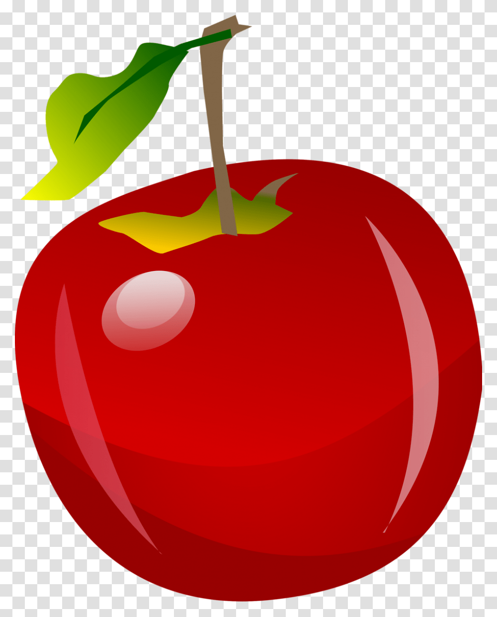 Apple Fruit Nature Free Vector Graphic On Pixabay Background Apple, Plant, Food, Cherry Transparent Png