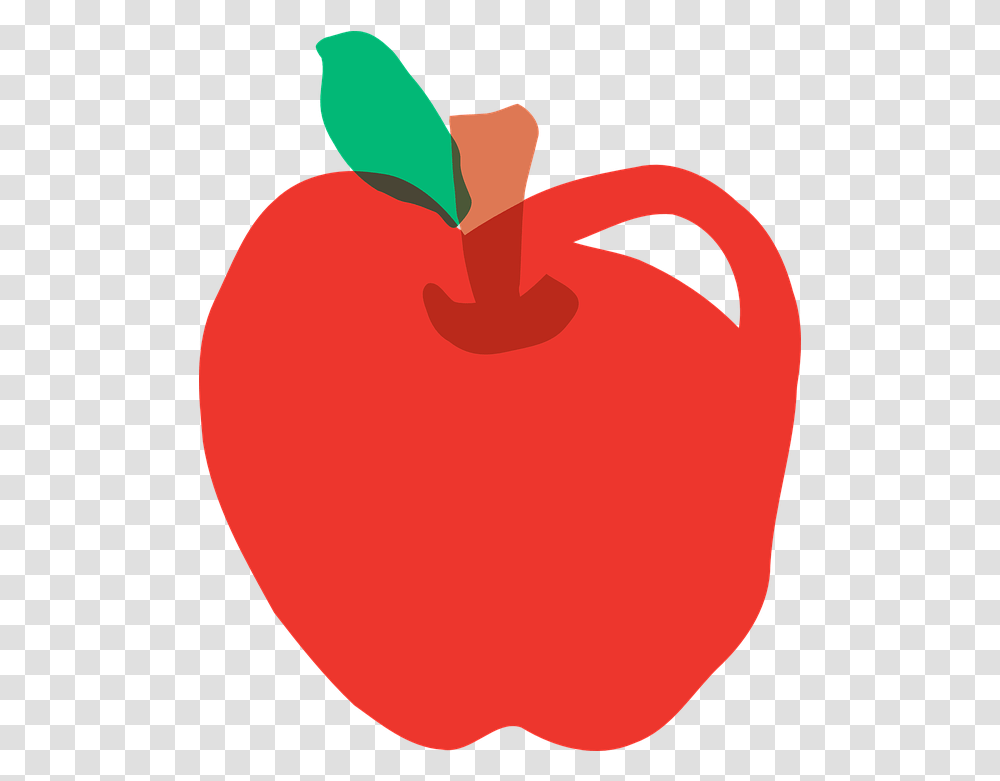Apple Fruit Red Free Vector Graphic On Pixabay Snoopy Museum Tokyo, Plant, Food, Produce, Peel Transparent Png