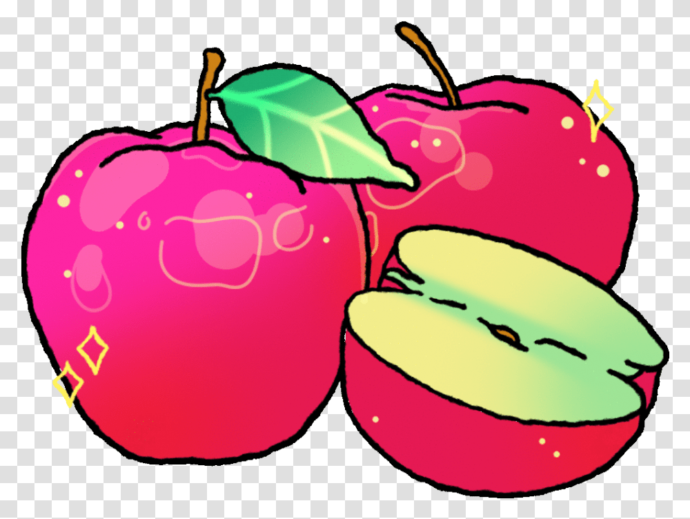 Apple Fruit Sticker By Selena Gomez, Plant, Food, Cherry Transparent Png