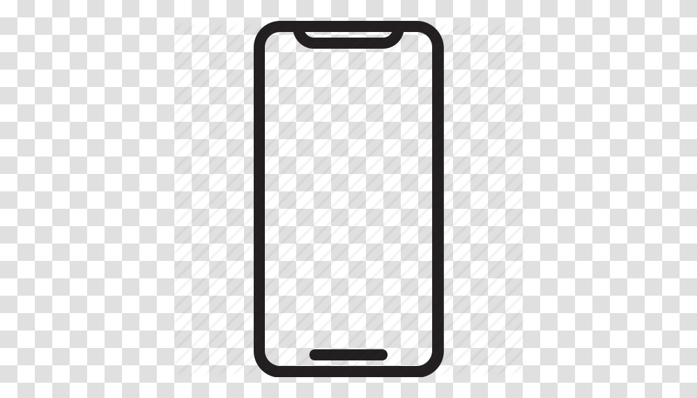 Apple Gadget Iphonex Notch Screen Smartphone Icon, Lamp, Gray, Electronics Transparent Png