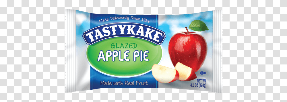 Apple Glazed Pie - Tastykake Apple, Plant, Fruit, Food, Sliced Transparent Png
