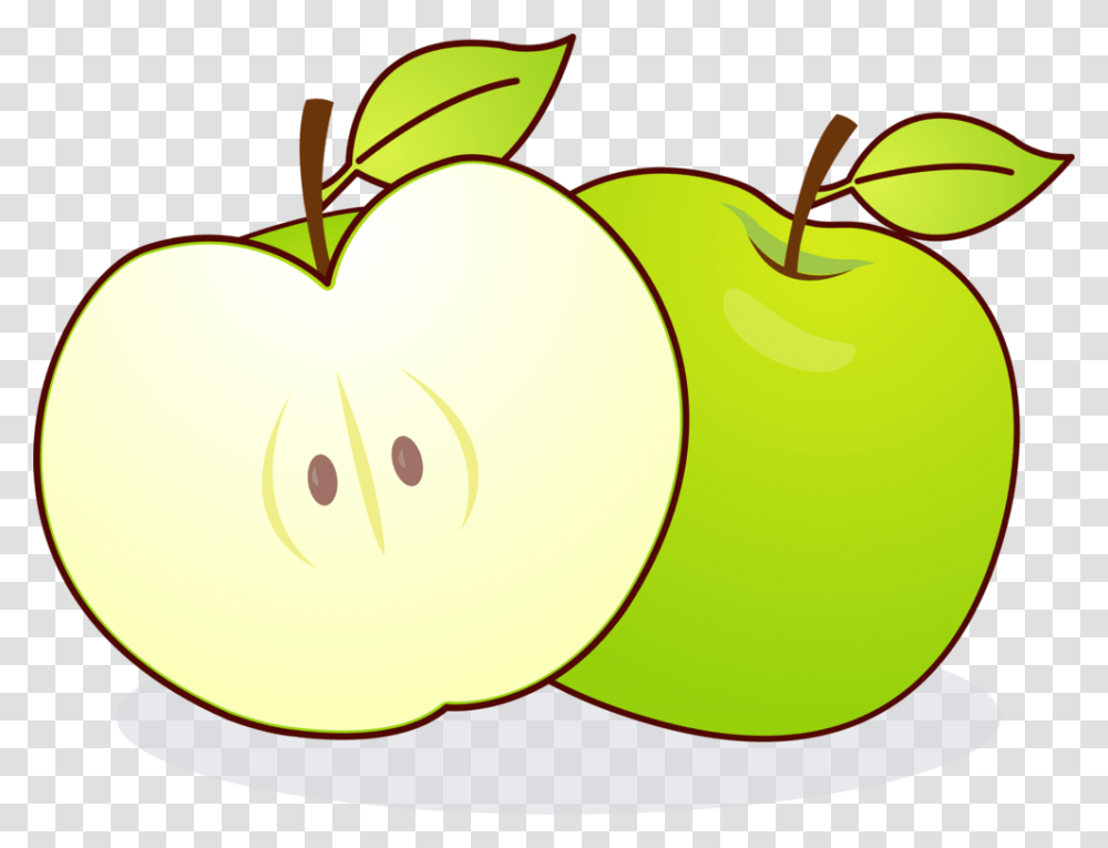 Apple Granny Smith Green Manzana Verde Download, Plant, Fruit, Food Transparent Png