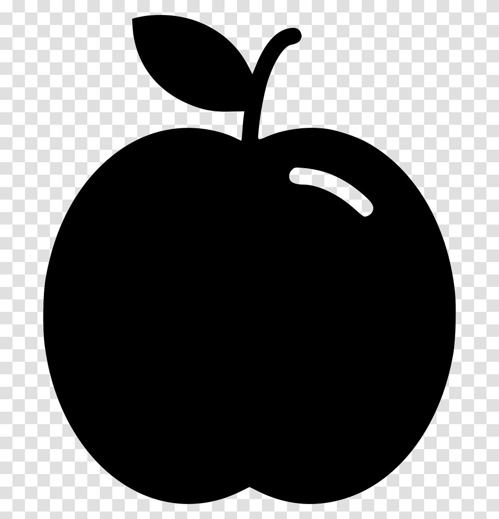 Apple Health Sport Body Muscle Black Apple Clip Art, Plant, Fruit, Food Transparent Png