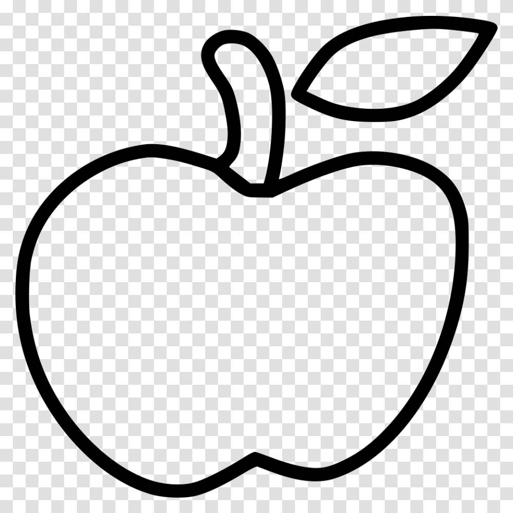 Apple Heart, Plant, Fruit, Food Transparent Png