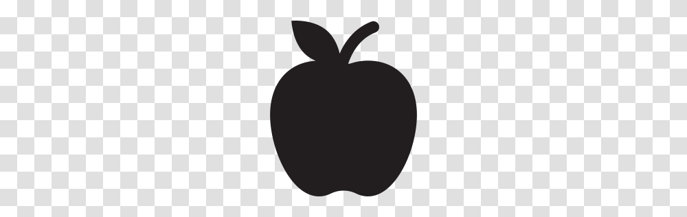 Apple Icon Glyph, Plant, Moon, Outer Space, Night Transparent Png