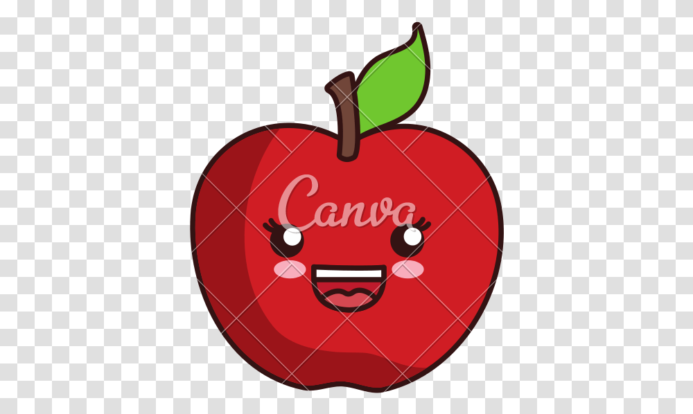 Apple Icon Vector Illustration Icons By Canva Cartoon, Plant, Fruit, Food, Birthday Cake Transparent Png