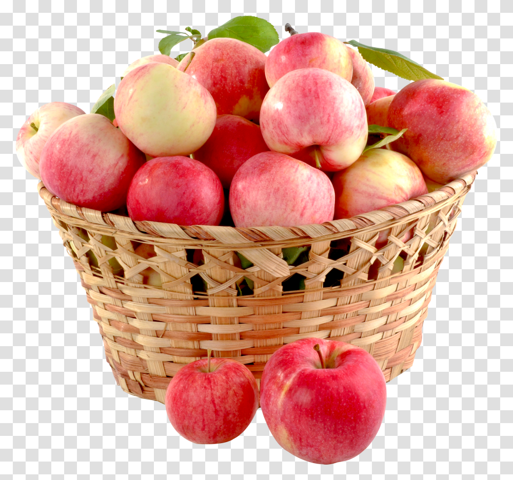 Apple Image Basket Of Apples Background Transparent Png