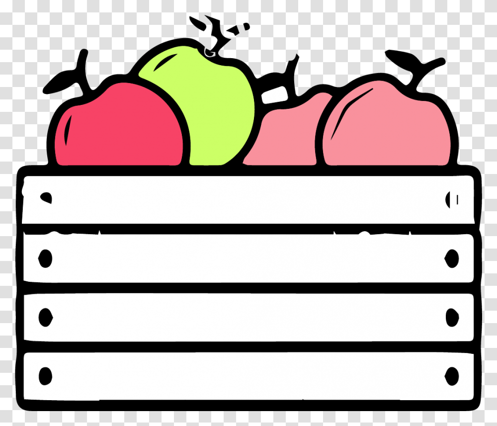 Apple In The Box Cartoon, Plant, Fruit, Food, Shelf Transparent Png