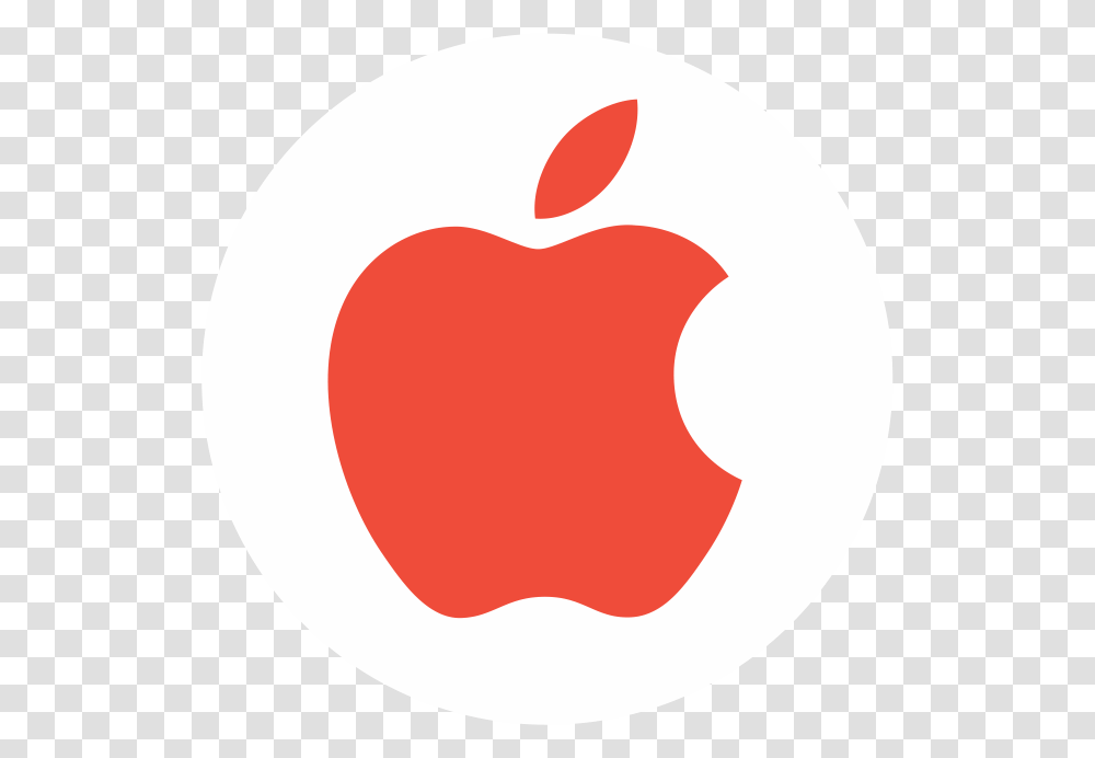 Apple Inc Logo White, Plant, Food, Fruit, Label Transparent Png