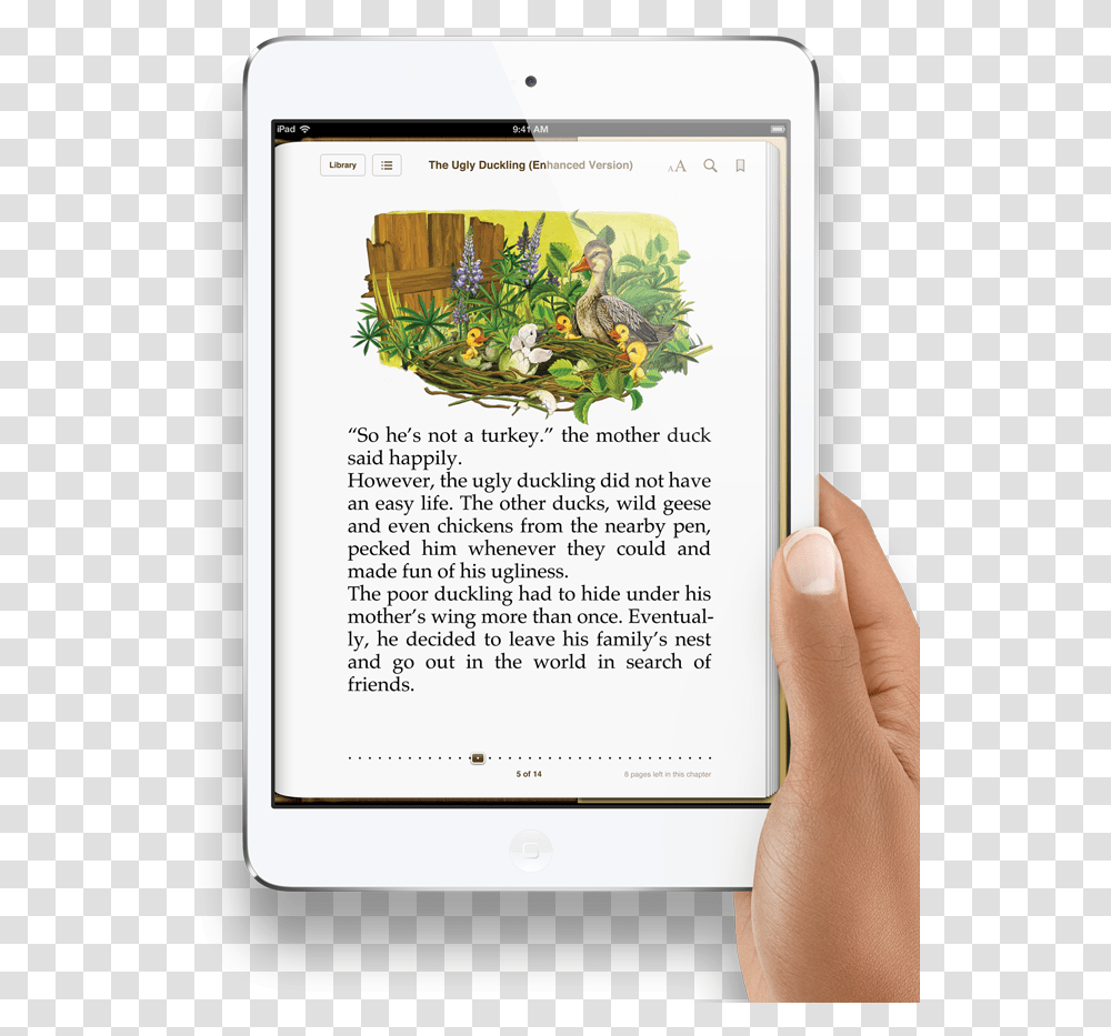 Apple Ipad Mini E Book Reader Kindle Ibooks E Book In Ipad, Person, Human, Phone Transparent Png