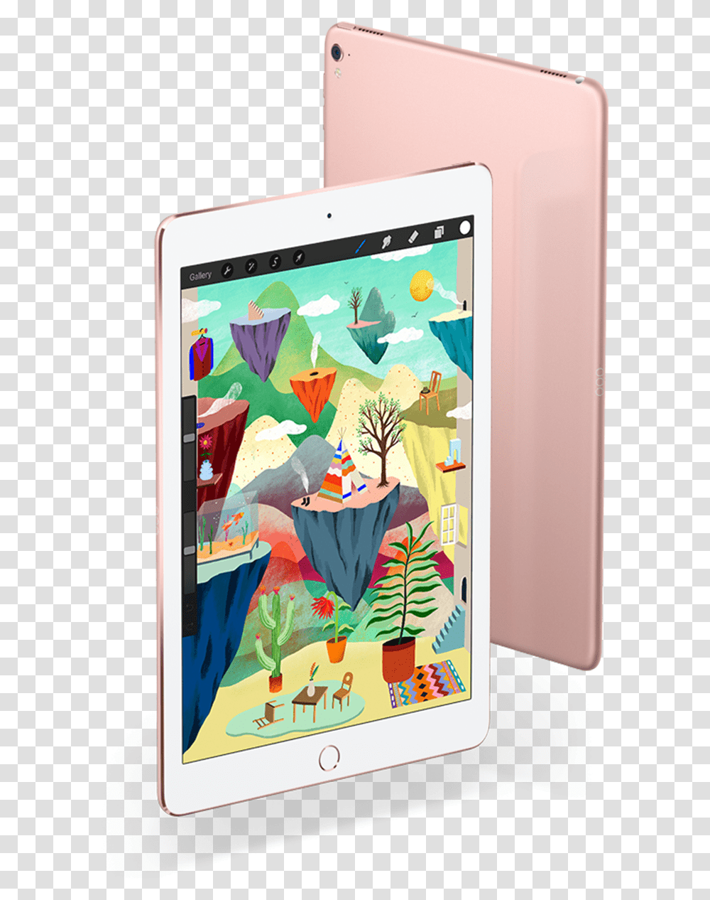 Apple Ipad Pro 9.7 Wi Fi Cellular 128 Go Rose, Mobile Phone, Electronics, Cell Phone Transparent Png