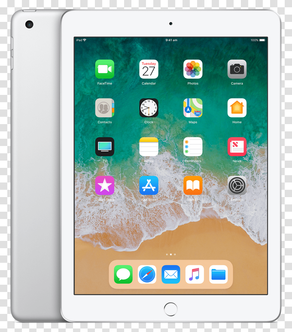 Apple Ipad Silver Ipad 2018, Computer, Electronics, Tablet Computer, Mobile Phone Transparent Png