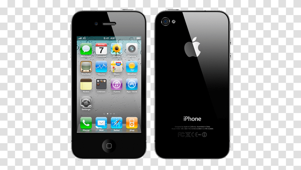 Apple Iphone 4s Iphone 4, Mobile Phone, Electronics, Cell Phone Transparent Png