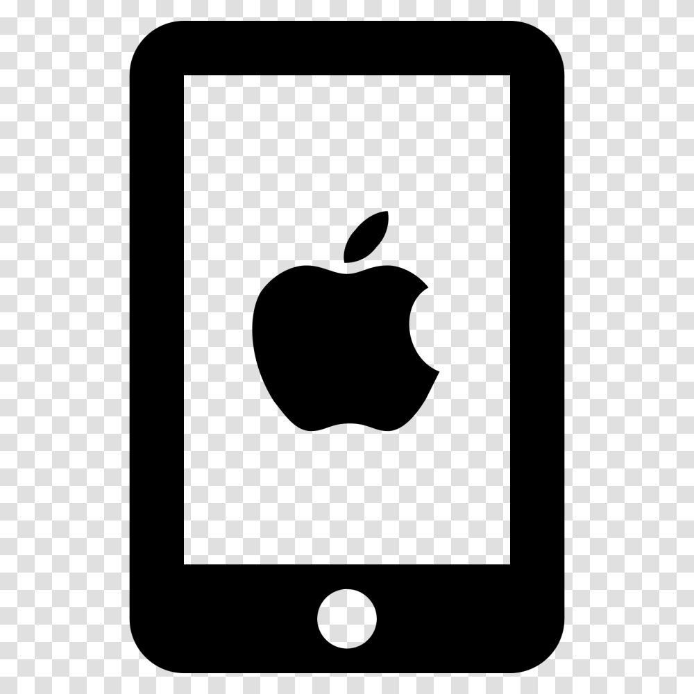 Apple Iphone Clipart Clip Art Black, Electronics, Mobile Phone, Cell Phone, Ipod Transparent Png