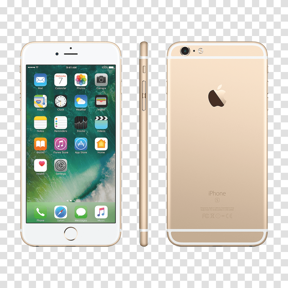Apple Iphone Plus Gold, Mobile Phone, Electronics, Cell Phone Transparent Png