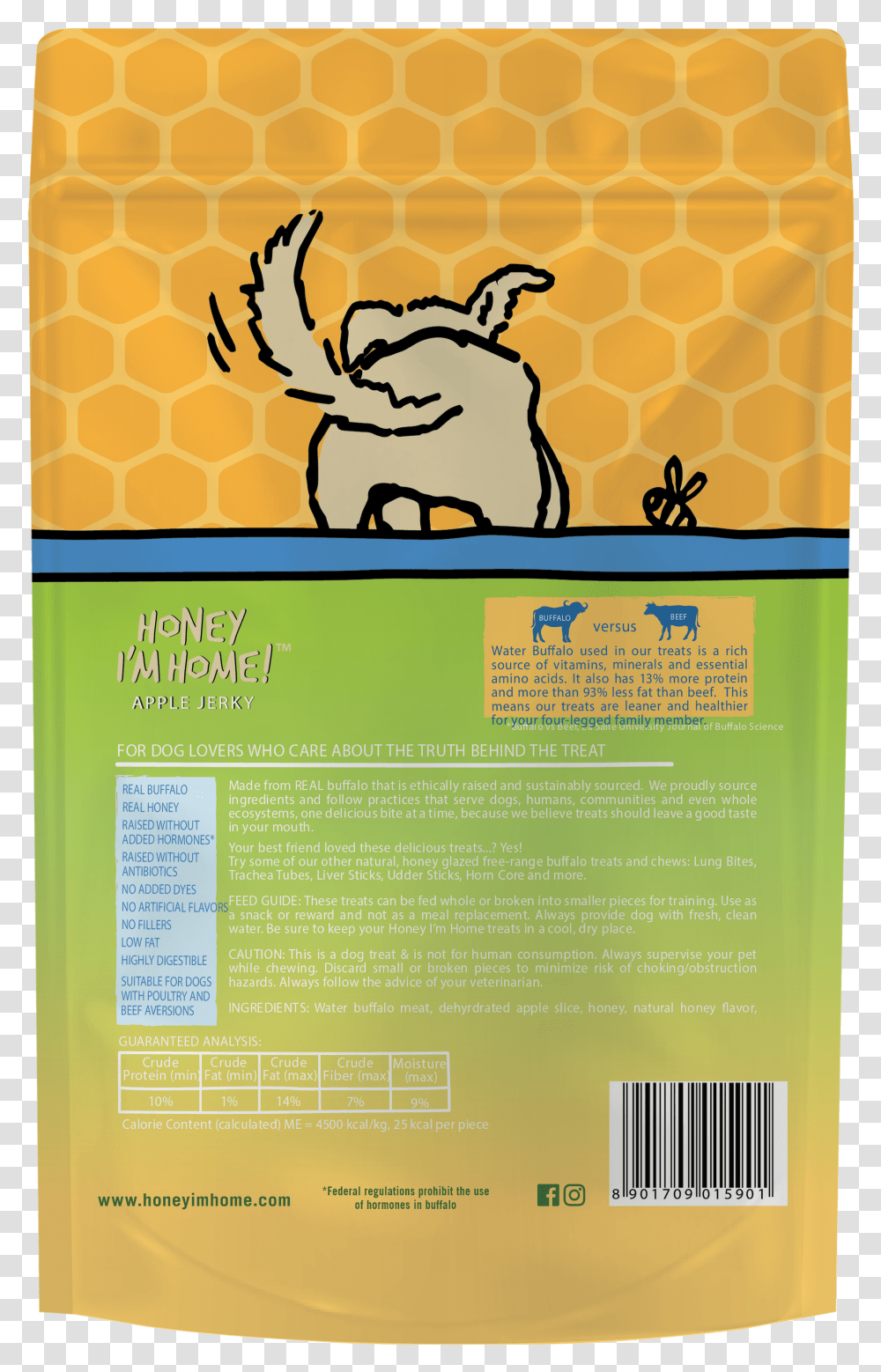 Apple Jerky - Honey I'm Home Treats Product Label, Poster, Advertisement, Flyer, Paper Transparent Png