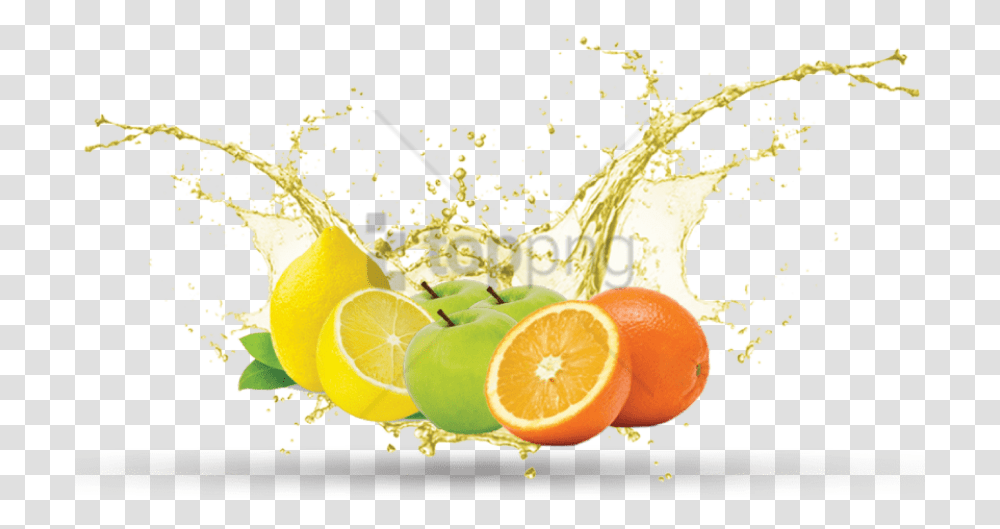 Apple Juice Splash Splash Fruit Juice, Plant, Citrus Fruit, Food, Orange Transparent Png