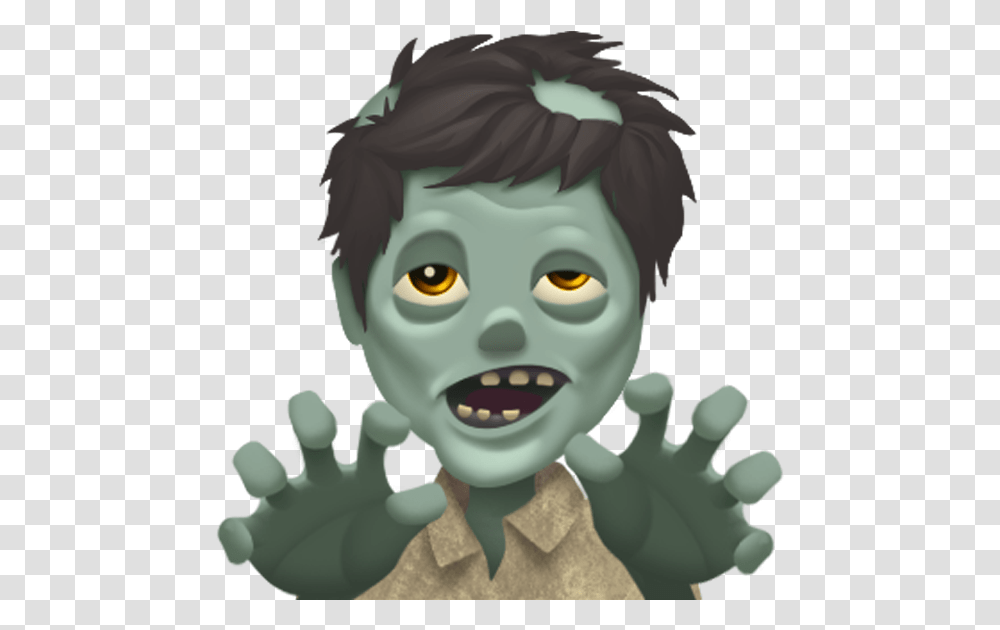 Apple Just Previewed The New Emojis Coming To Iphone And Emoji Zombie, Face, Head, Alien, Portrait Transparent Png