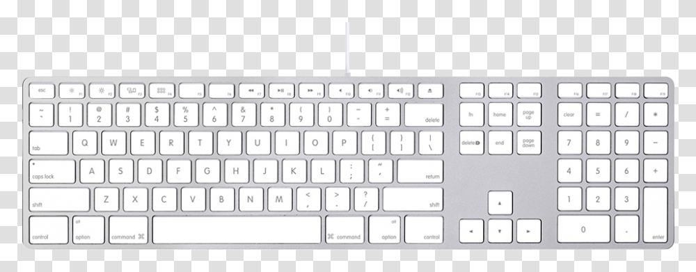 Apple Keyboard With Numeric Keypad, Computer Keyboard, Computer Hardware, Electronics Transparent Png