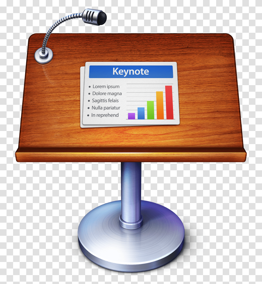 Apple Keynote Icon, Tabletop, Furniture, Label Transparent Png