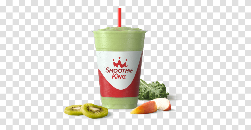 Apple Kiwi Smoothie Hiit Fit Smoothie King, Juice, Beverage, Drink, Plant Transparent Png